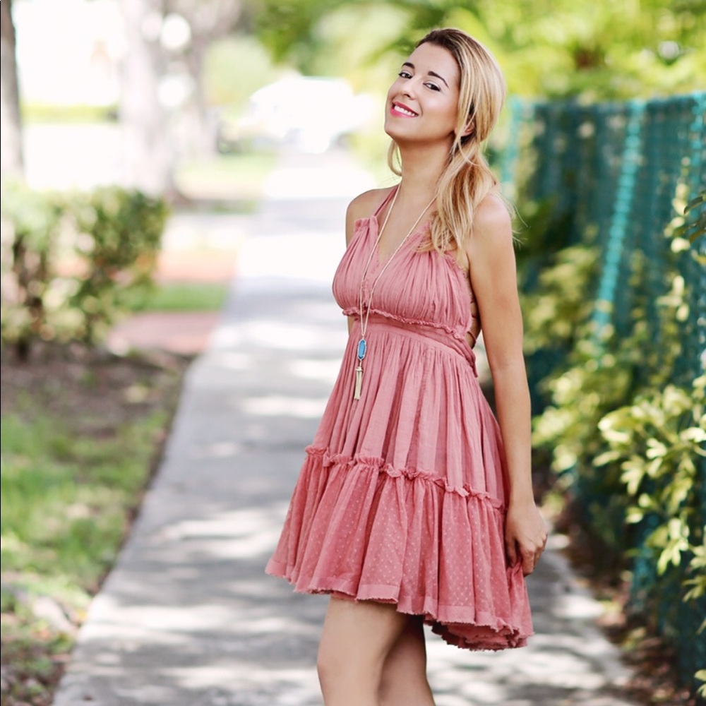 SOLD NWT Free People 100 Degree Boho Beach Dress